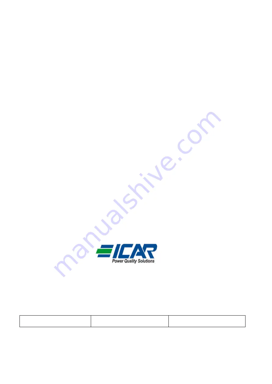 Icar MICROmatic Installation, Operating And Maintenance Manual Download Page 28