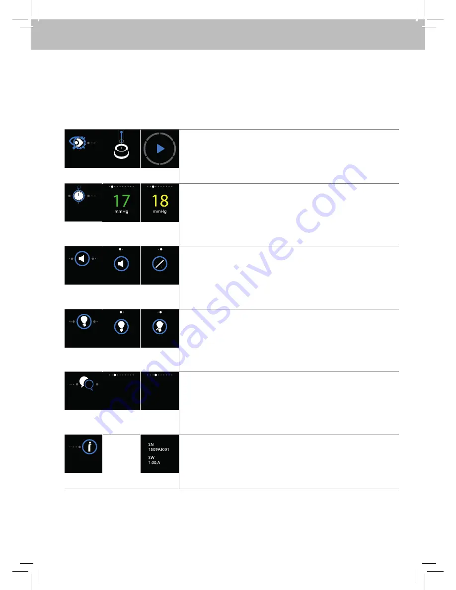 Icare ic100 Instruction Manual Download Page 67