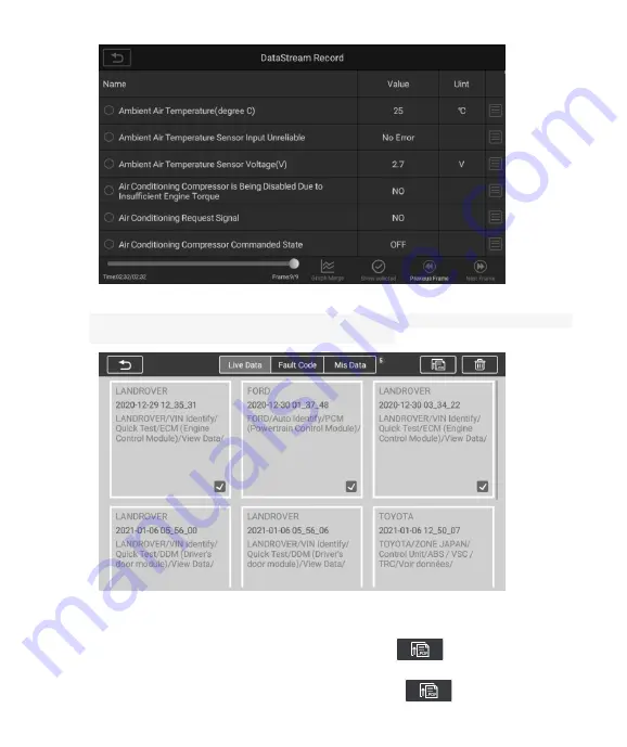 iCarsoft CR MAX BT User Manual Download Page 42