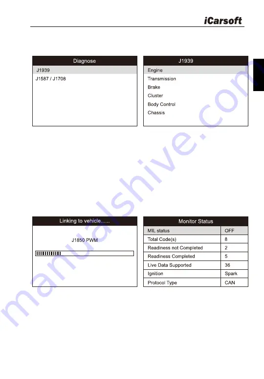 iCarsoft HD V3.0 Скачать руководство пользователя страница 19