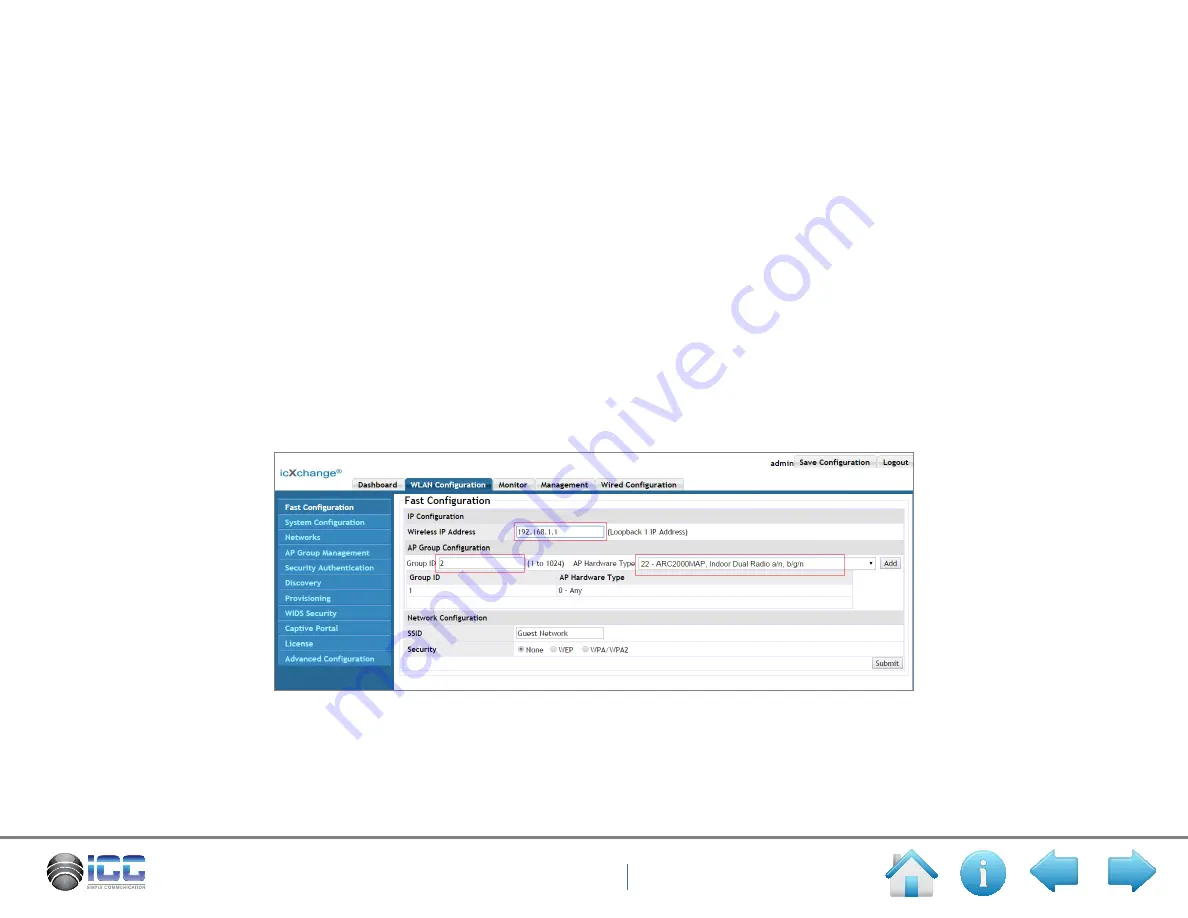 ICC Link Series Web User Manual Download Page 50