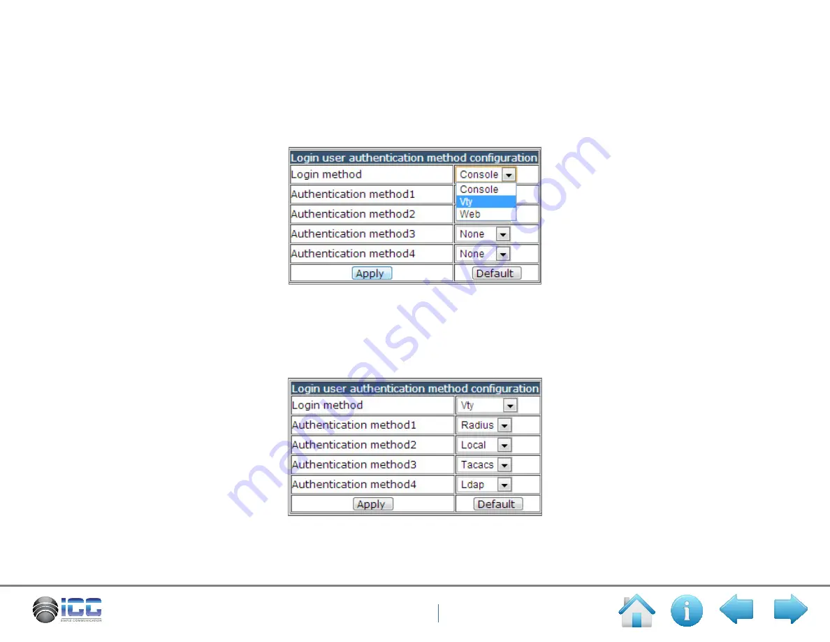 ICC Link Series Web User Manual Download Page 99