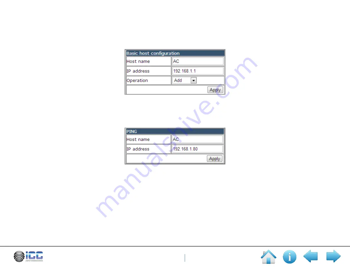 ICC Link Series Web User Manual Download Page 118