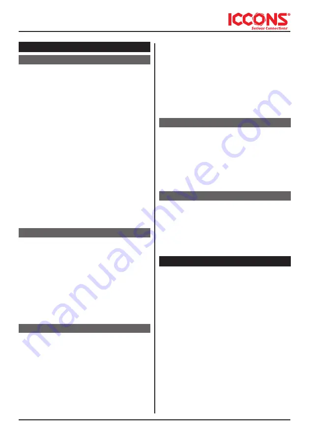 Iccons GT6-IXF User Manual Download Page 13