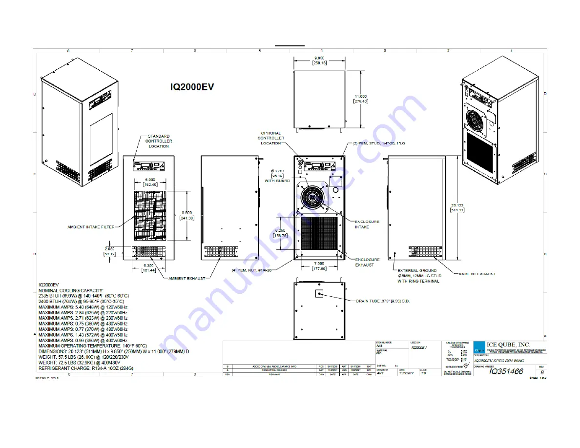 Ice Qube Evolution Series Operation And Installation Manual Download Page 22