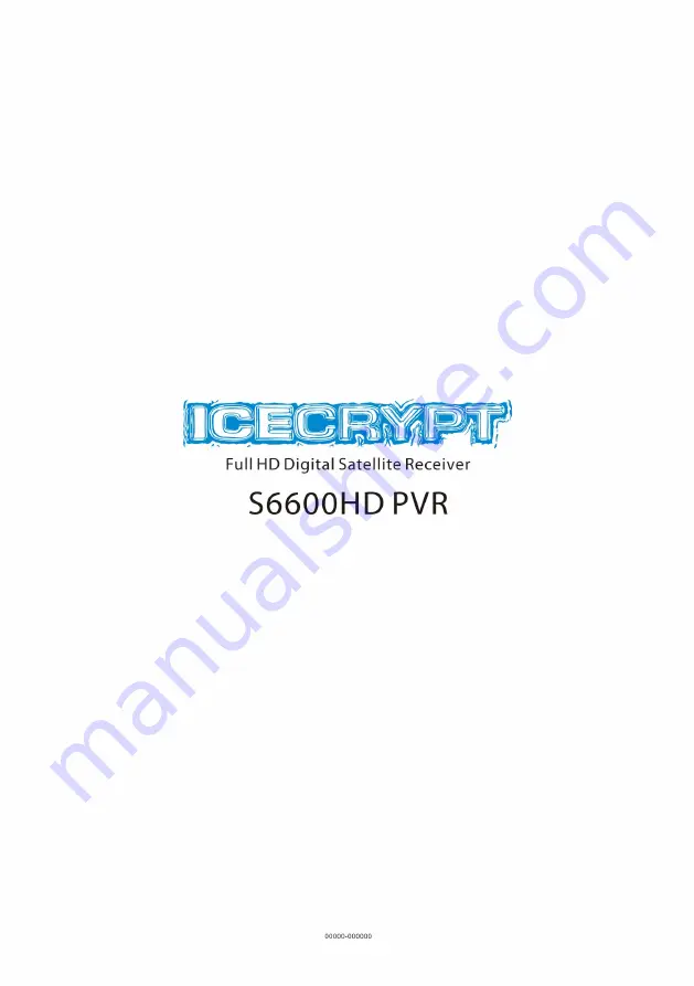 Icecrypt S6600HD PVR User Manual Download Page 80