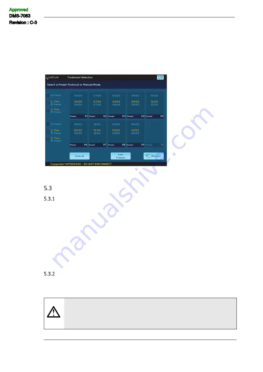 IceCure ProSense DMS-7063 Скачать руководство пользователя страница 85