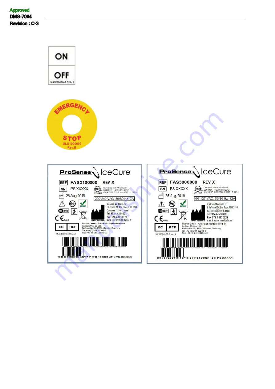 IceCure ProSense FAS3000000 User Manual Download Page 32