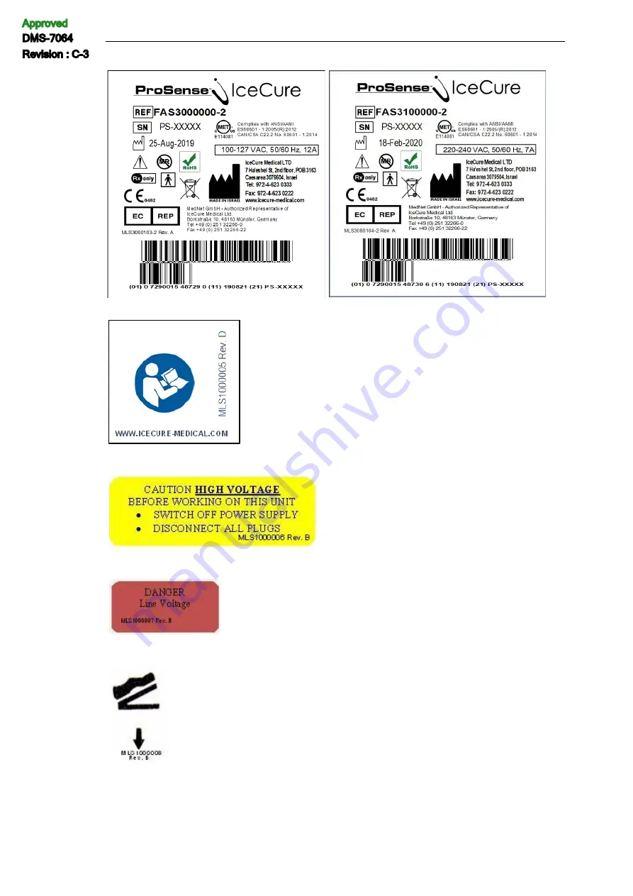 IceCure ProSense FAS3000000 Скачать руководство пользователя страница 33