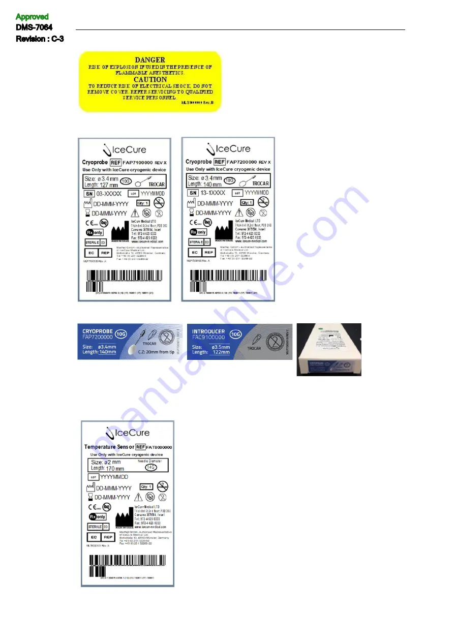 IceCure ProSense FAS3000000 User Manual Download Page 34