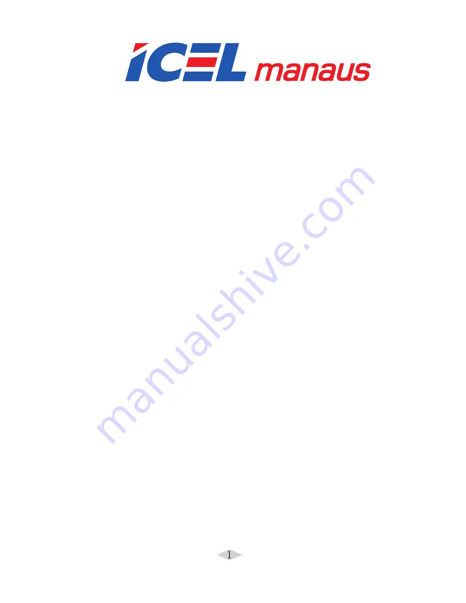 Icel Manaus MG-3010 Operating Manual Download Page 1