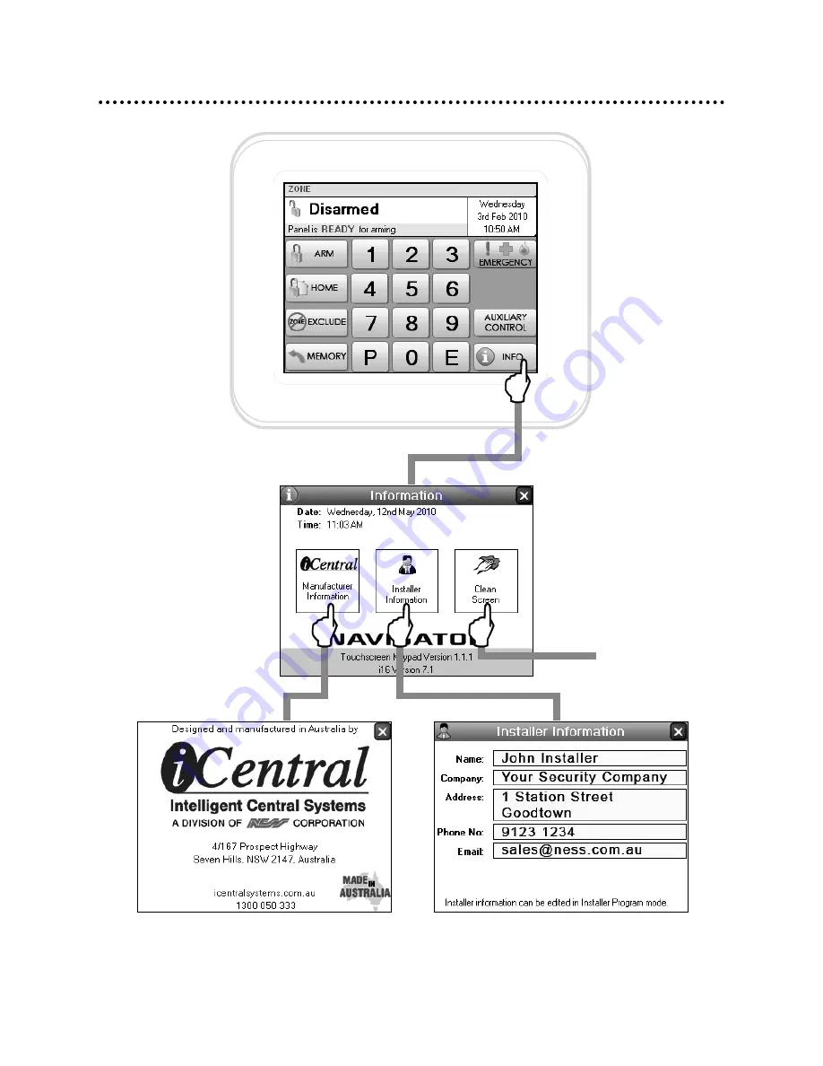 iCentral i8 Operation & User Programming Manual Download Page 7