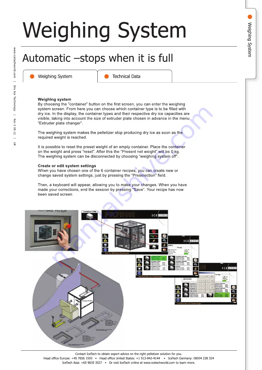 IceTech PR350H User Manual Download Page 222