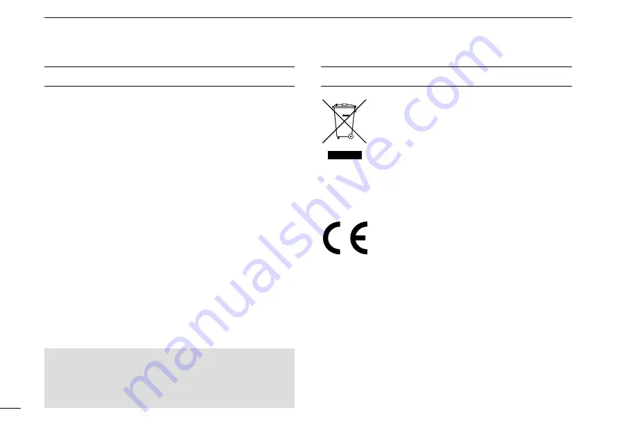 Icom BC-121N Instruction Manual Download Page 4