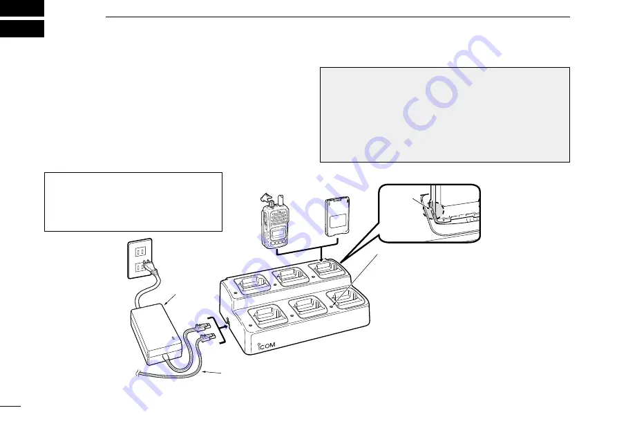 Icom BC-121N Instruction Manual Download Page 14