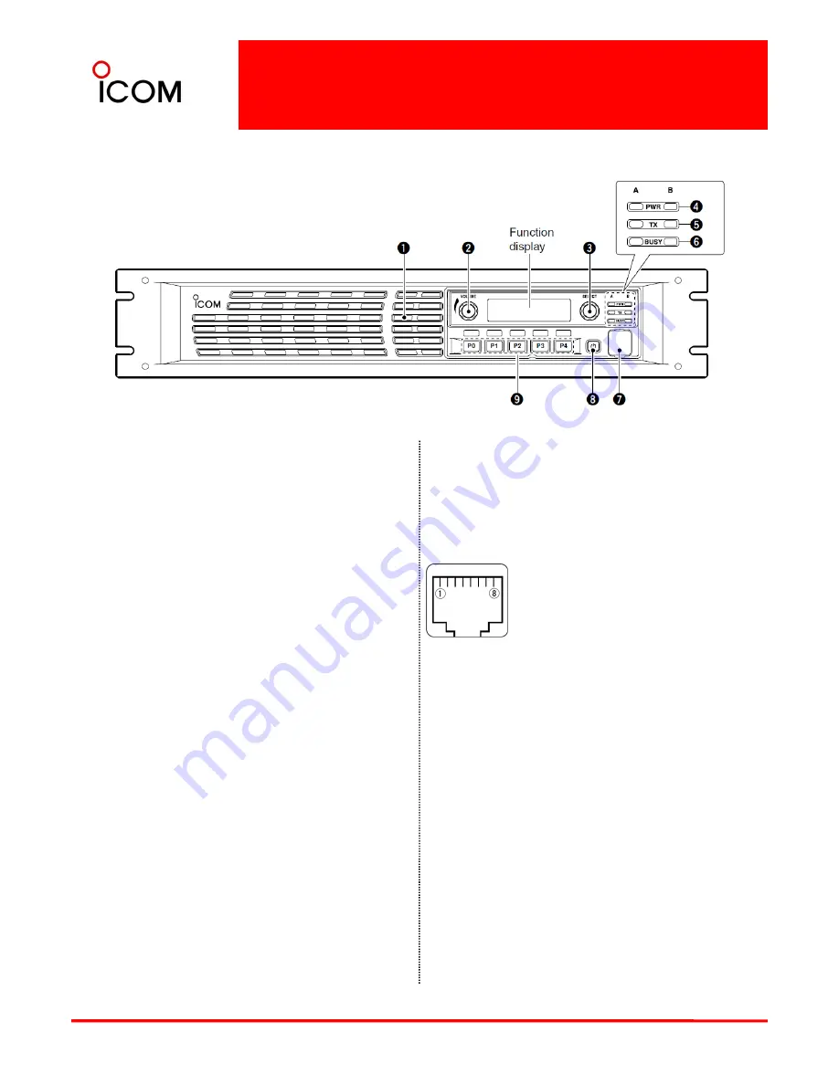 Icom FR6000 Series Скачать руководство пользователя страница 20