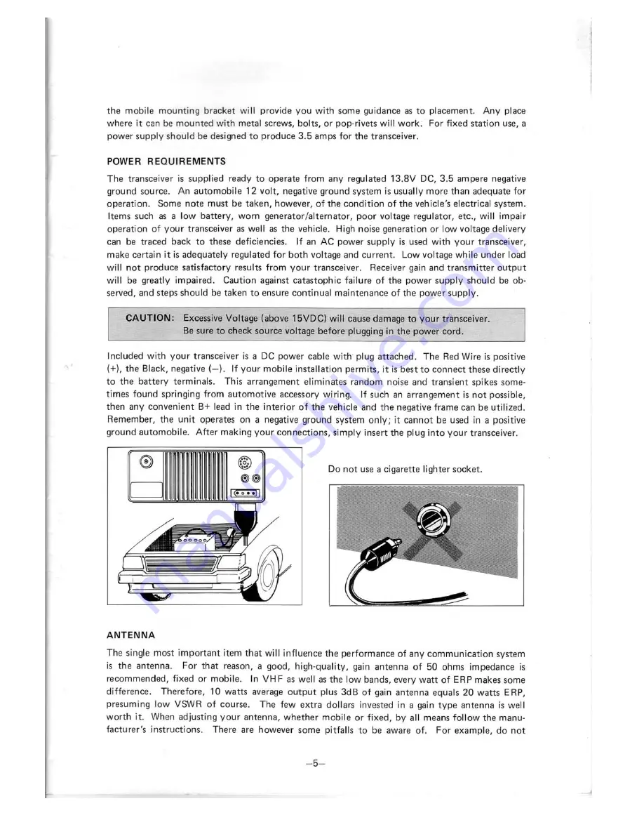 Icom IC-290A/E Instruction Manual Download Page 7