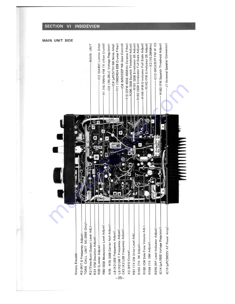 Icom IC-290A/E Instruction Manual Download Page 27