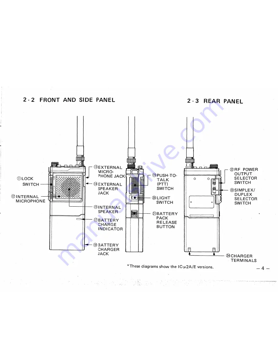 Icom IC ?2A Instruction Manual Download Page 7