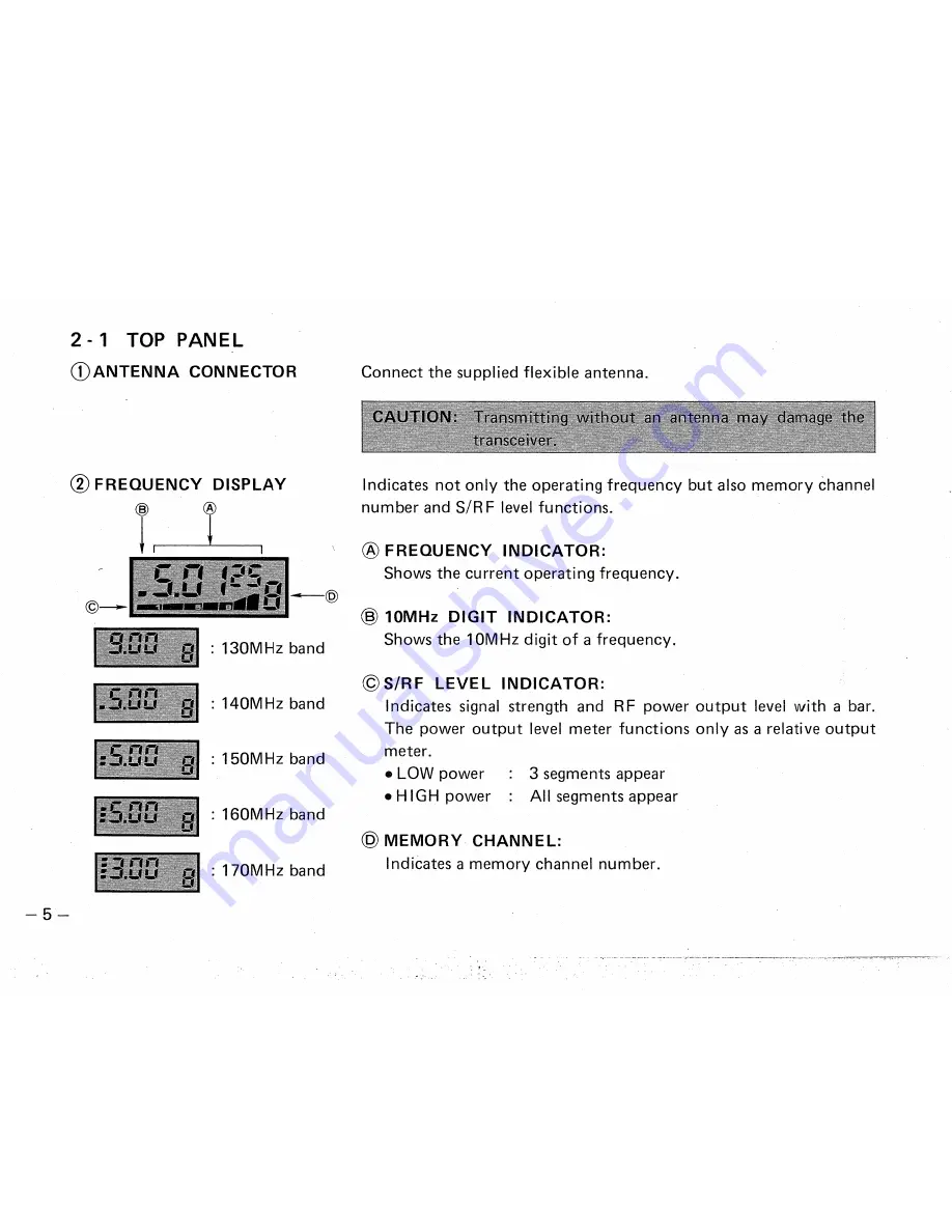 Icom IC ?2A Instruction Manual Download Page 8