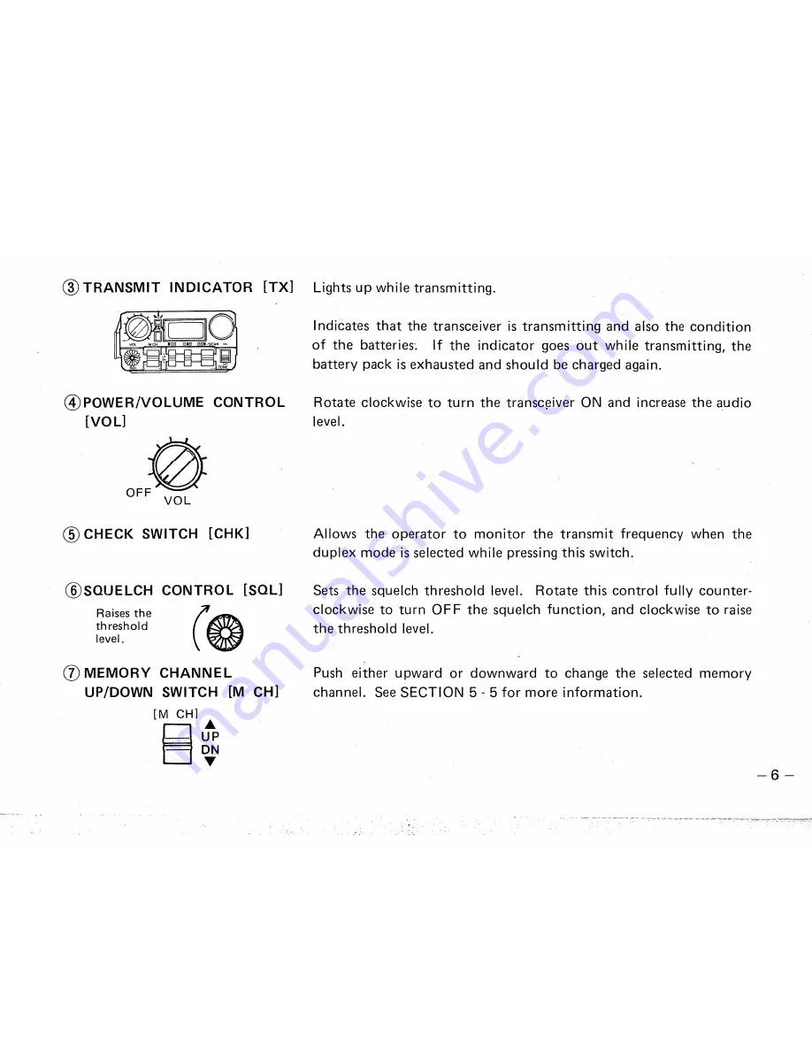 Icom IC ?2A Instruction Manual Download Page 9