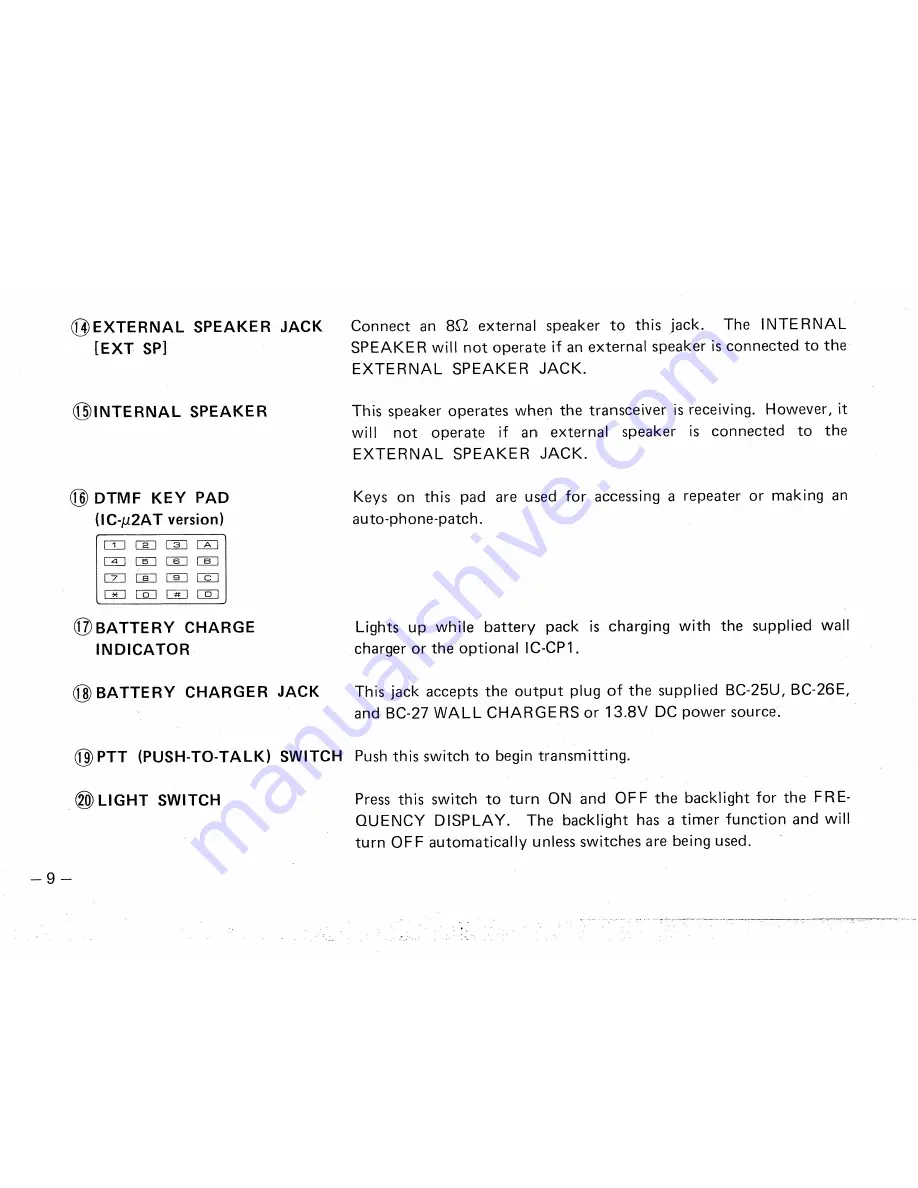 Icom IC ?2A Instruction Manual Download Page 12