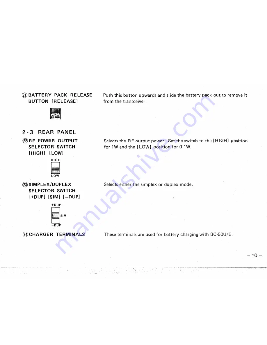 Icom IC ?2A Instruction Manual Download Page 13