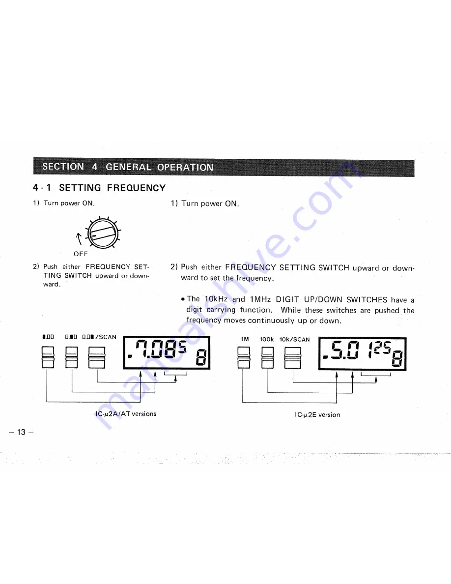 Icom IC ?2A Instruction Manual Download Page 16