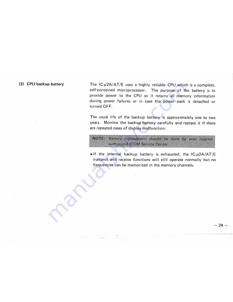 Icom IC ?2A Instruction Manual Download Page 27