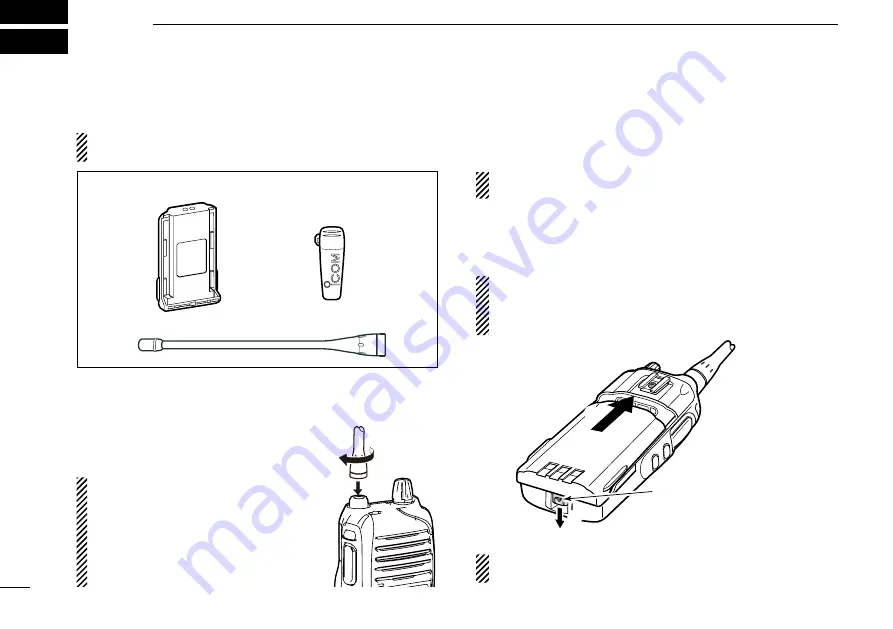 Icom iC-F3033S Instruction Manual Download Page 6