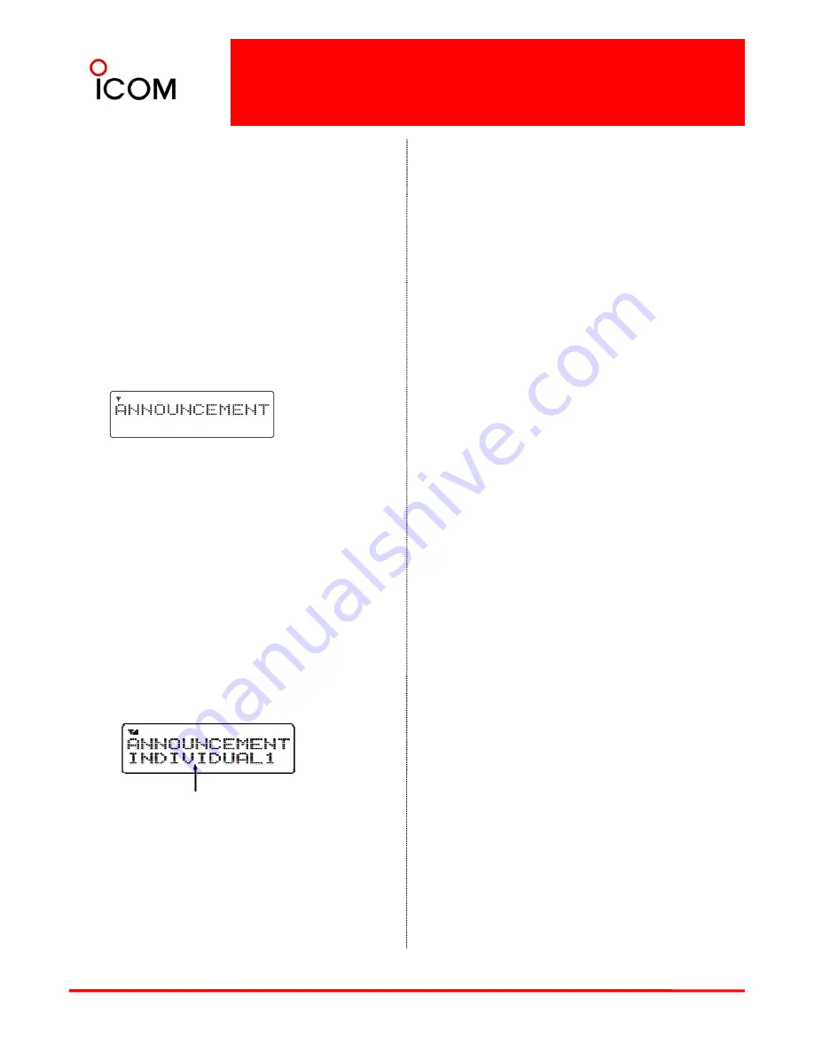 Icom IC-F9511 P25/HT User Manual Download Page 54