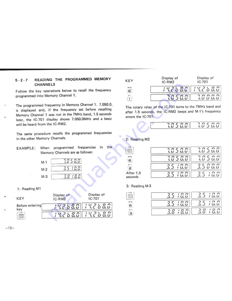 Icom IC-RM2 Скачать руководство пользователя страница 19