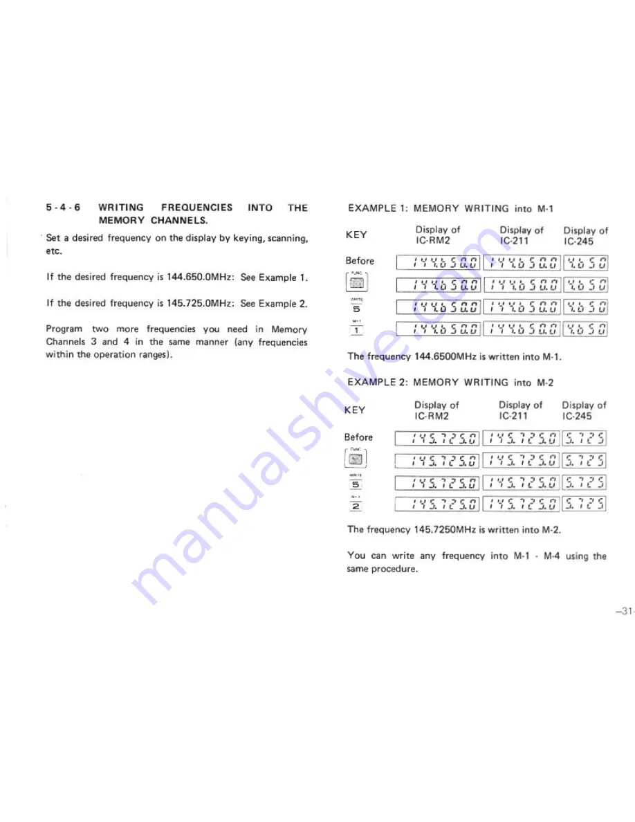 Icom IC-RM2 Instruction Manual Download Page 32