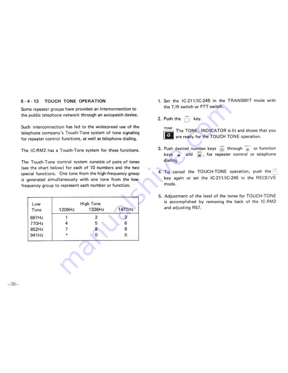 Icom IC-RM2 Instruction Manual Download Page 39