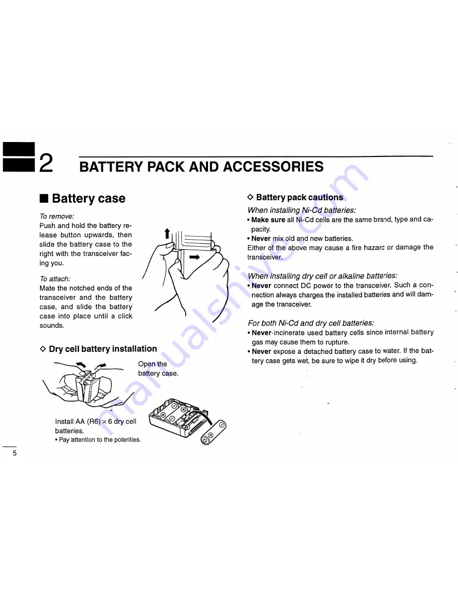 Icom IC-V68 Instruction/Programming Manual Download Page 10