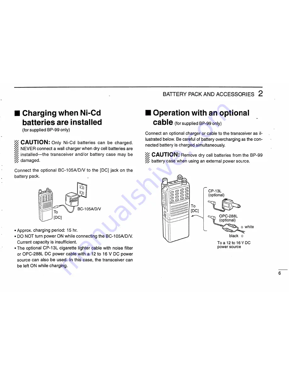 Icom IC-V68 Instruction/Programming Manual Download Page 11