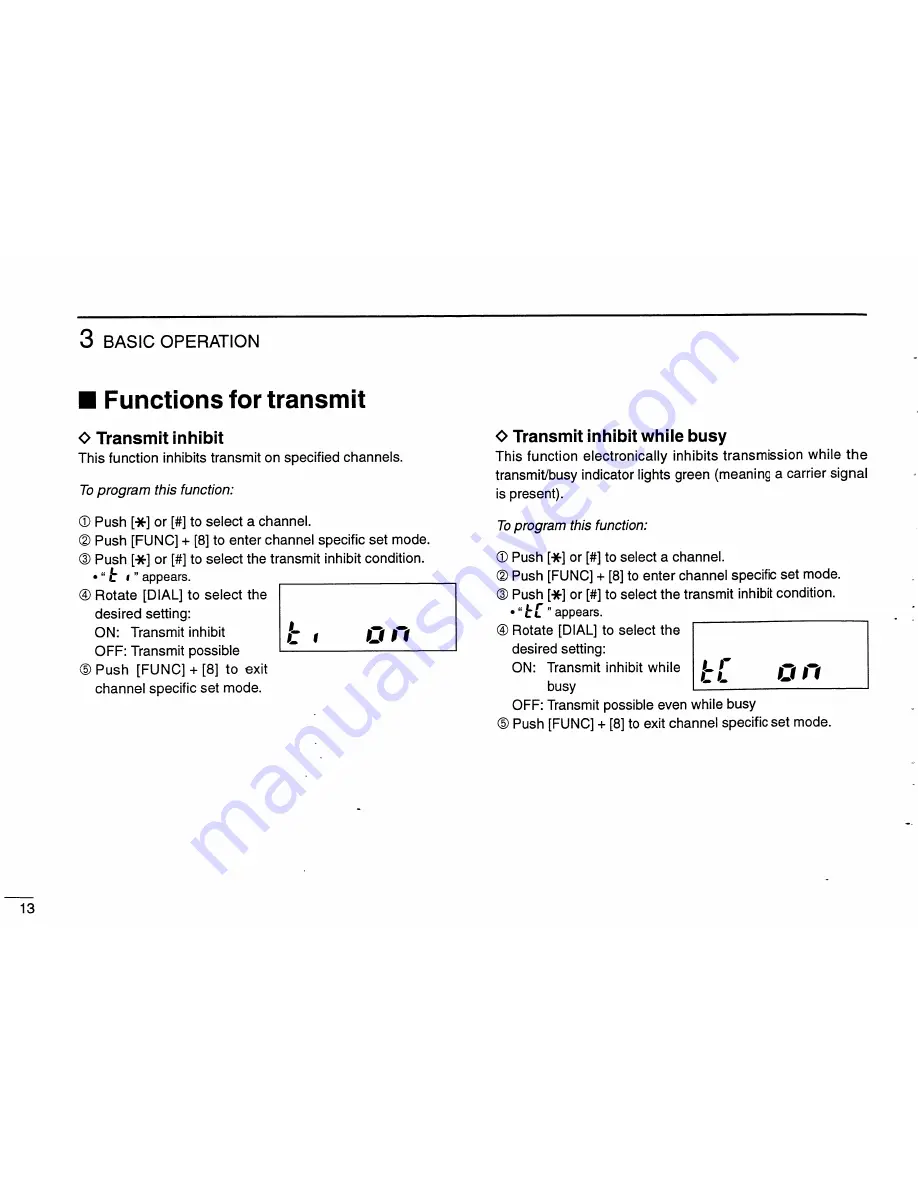 Icom IC-V68 Instruction/Programming Manual Download Page 18