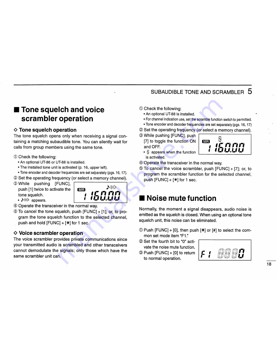 Icom IC-V68 Instruction/Programming Manual Download Page 23