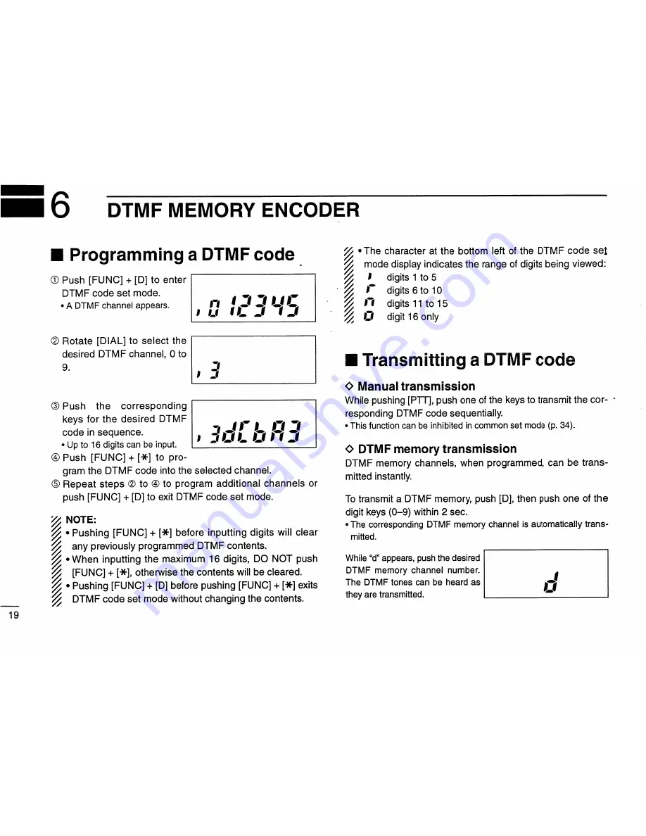 Icom IC-V68 Instruction/Programming Manual Download Page 24