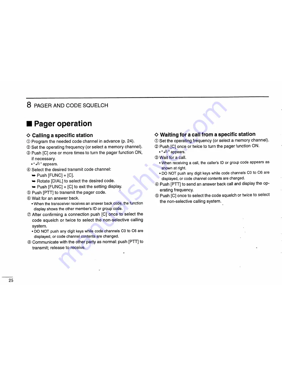 Icom IC-V68 Instruction/Programming Manual Download Page 30