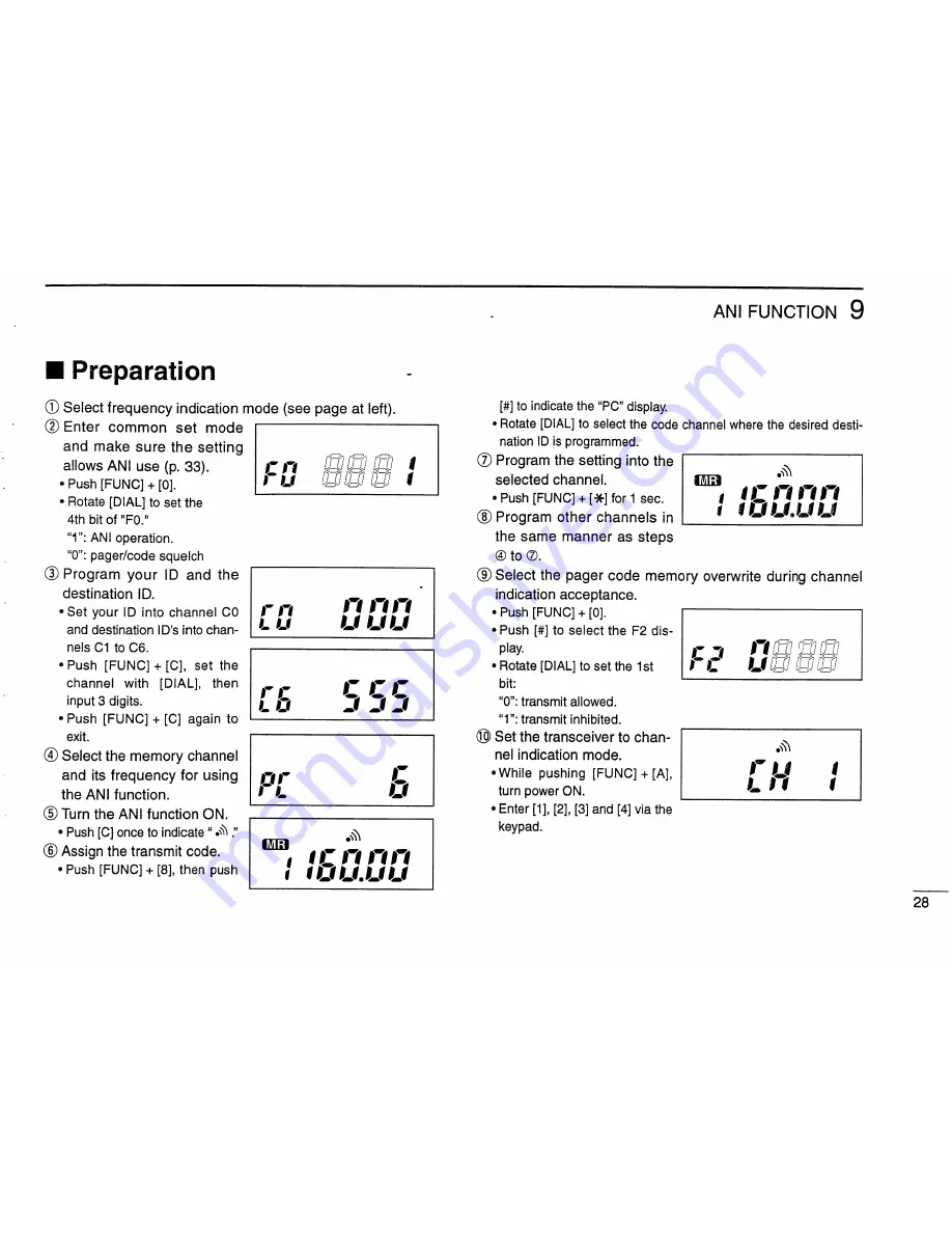 Icom IC-V68 Instruction/Programming Manual Download Page 33