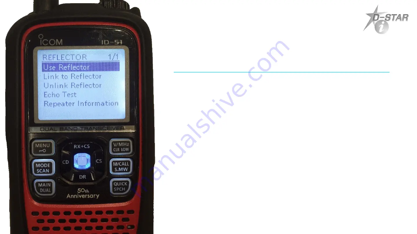 Icom ID-51 Quick Start Manual Download Page 14