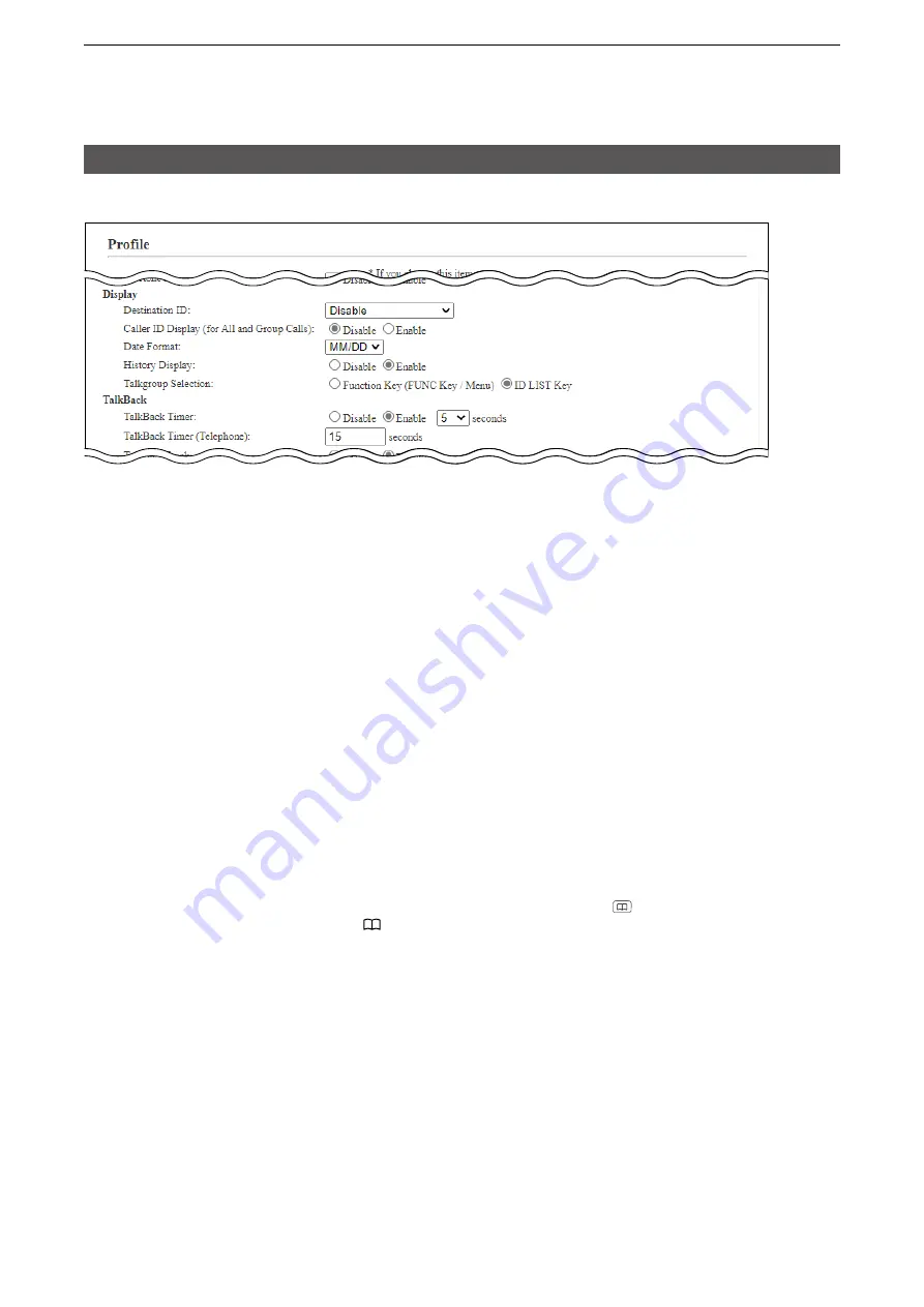 Icom IP1000C Instruction Manual Download Page 186