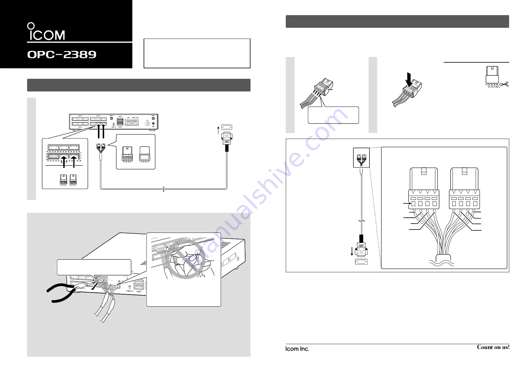 Icom OPC-2389 Instructions Download Page 1