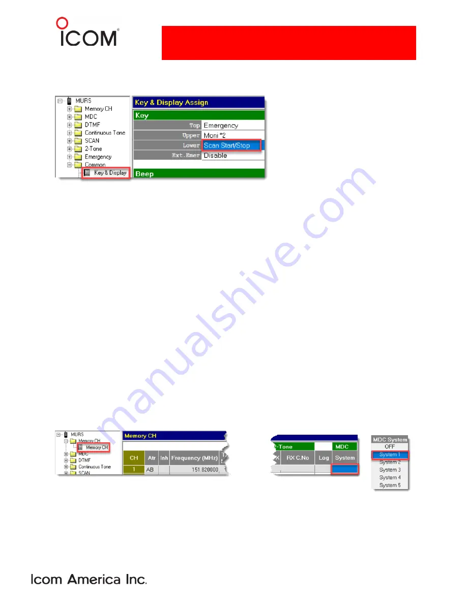 Icom V10MR Quick User Programming Manual Download Page 5