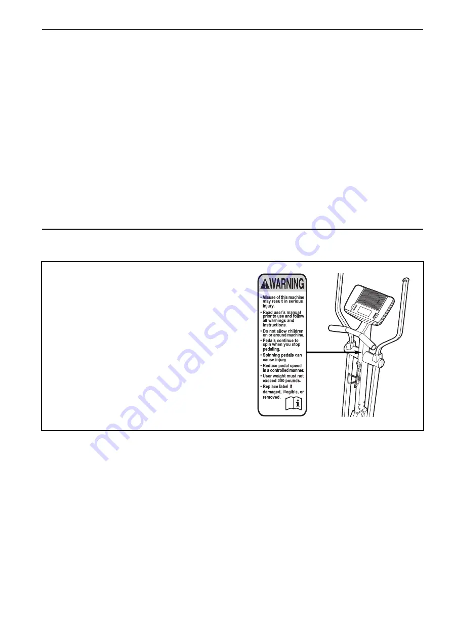 ICON Health & Fitness HEALTHRIDER H70e User Manual Download Page 2