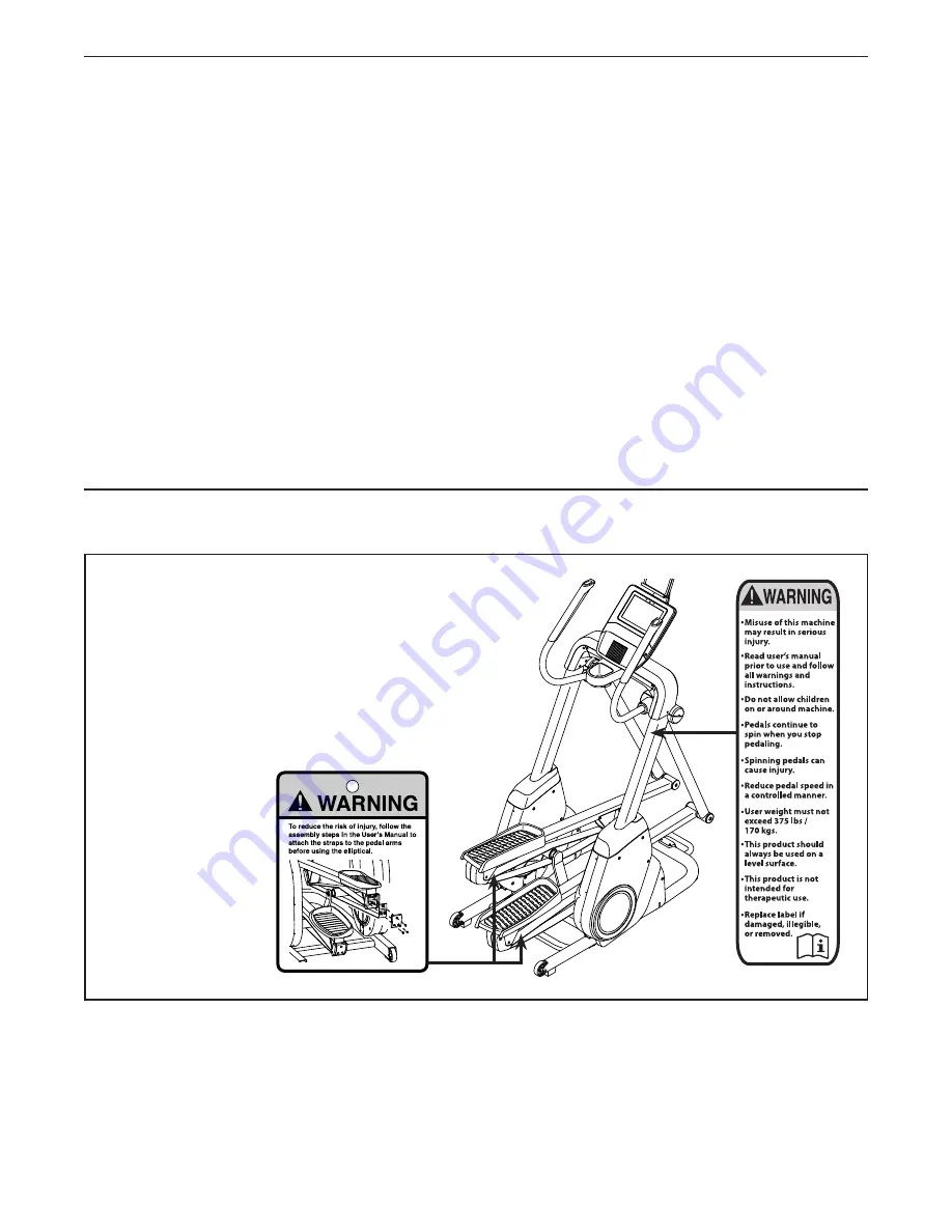 ICON Health & Fitness NordicTrack FREESTRIDE TRAINER FS9i User Manual Download Page 2