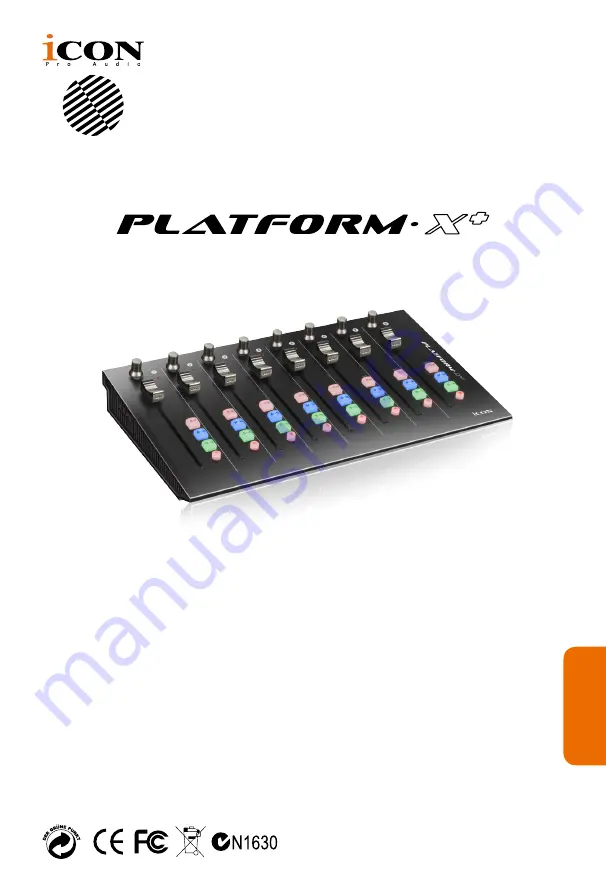 ICON ProAudio Platform X+ User Manual Download Page 1