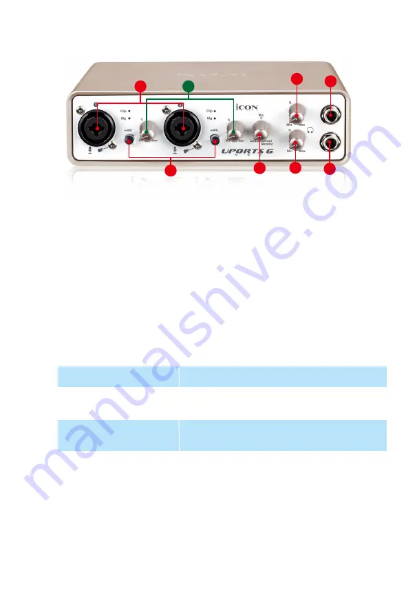 ICON UPORTS 6 VST User Manual Download Page 6