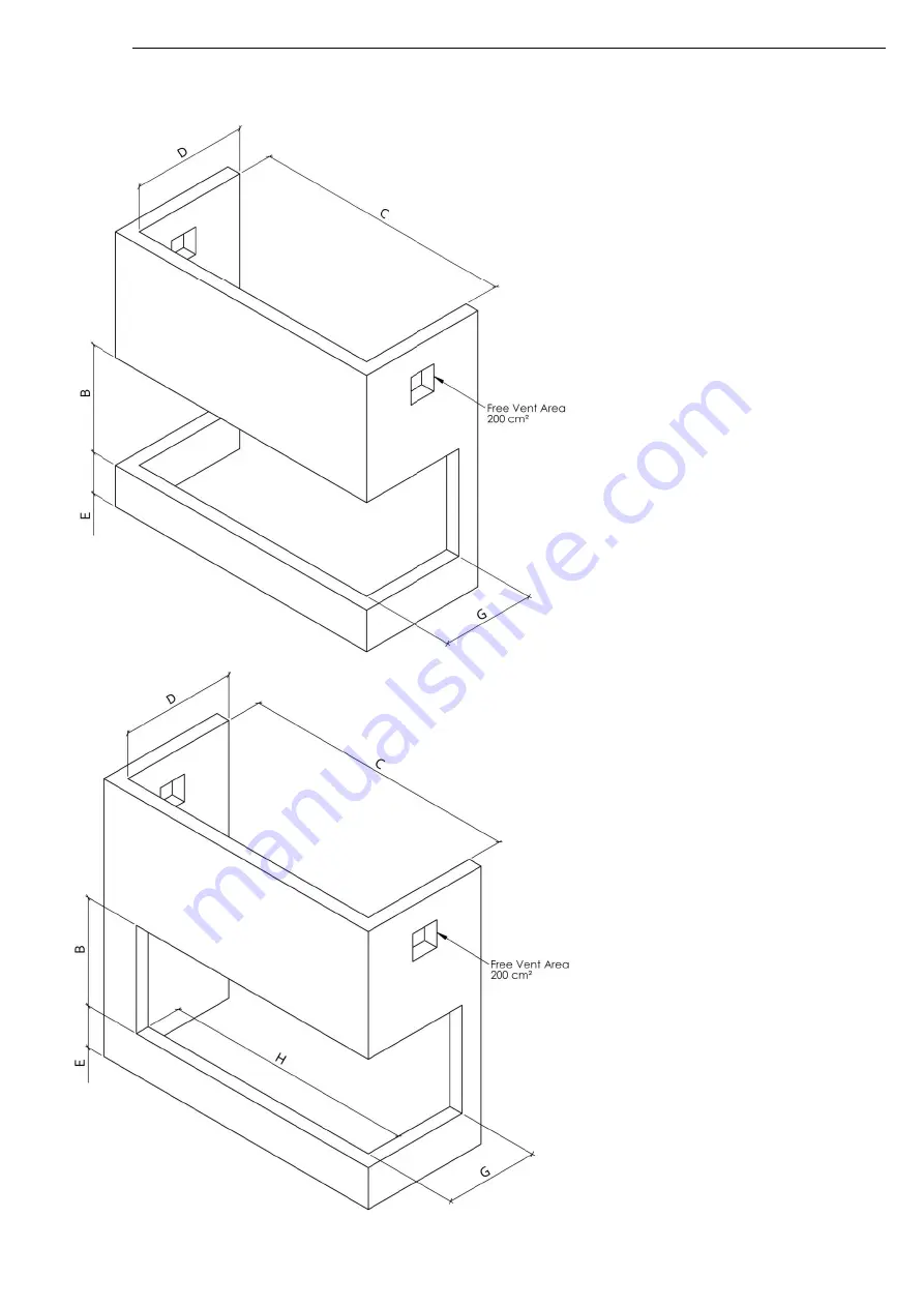 Iconic 1100 Front Installation, Servicing And User Instructions Manual Download Page 18